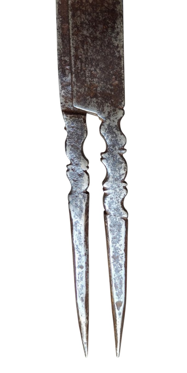 Large Wrought-iron Compass, France, 18th Century-photo-3
