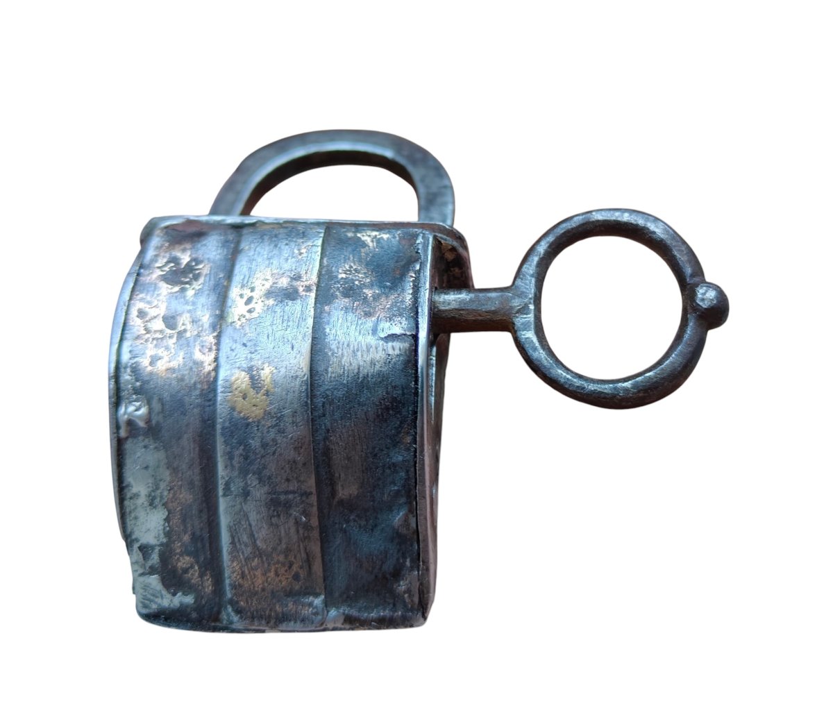 German Handbag Lock Made Of Wrought Iron, 16th–17th Century-photo-5