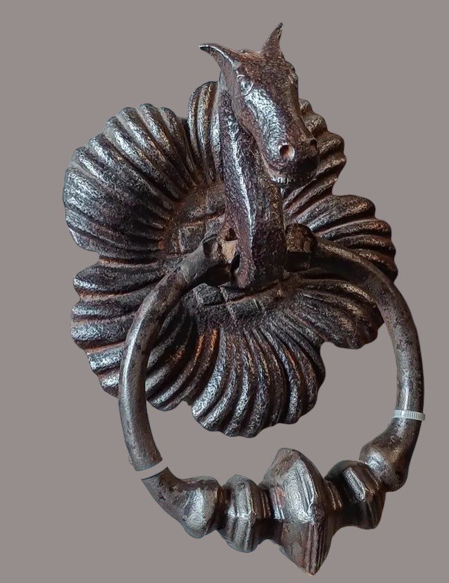 Heurtoir zoomorphe Italie XVIIe siècle