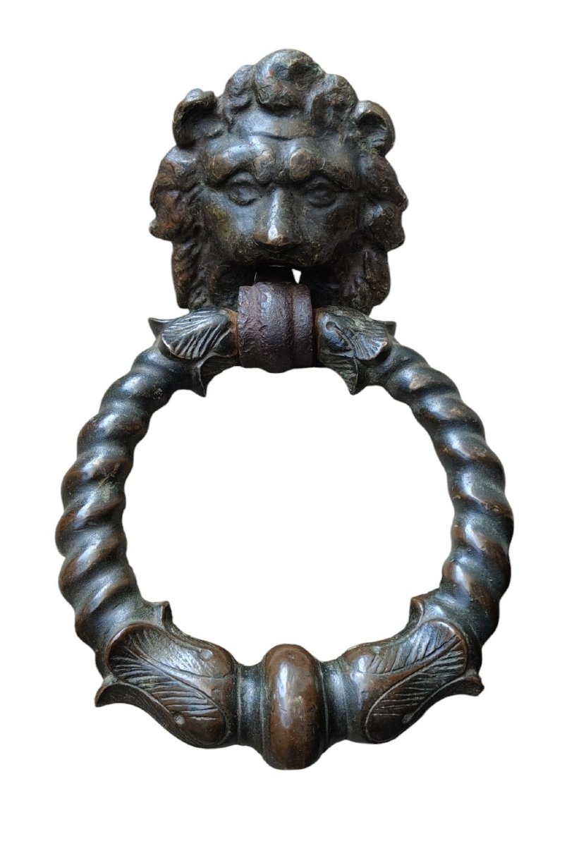Heurtoir de porte en bronze Venise XVIe siècle -photo-3