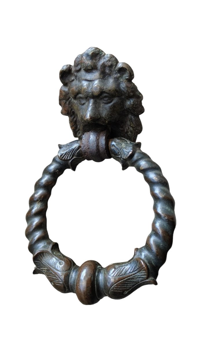 Heurtoir de porte en bronze Venise XVIe siècle -photo-4