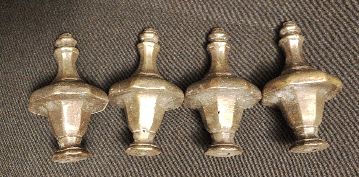 4 éléments En Bronze XVIIIe Siècle-photo-5