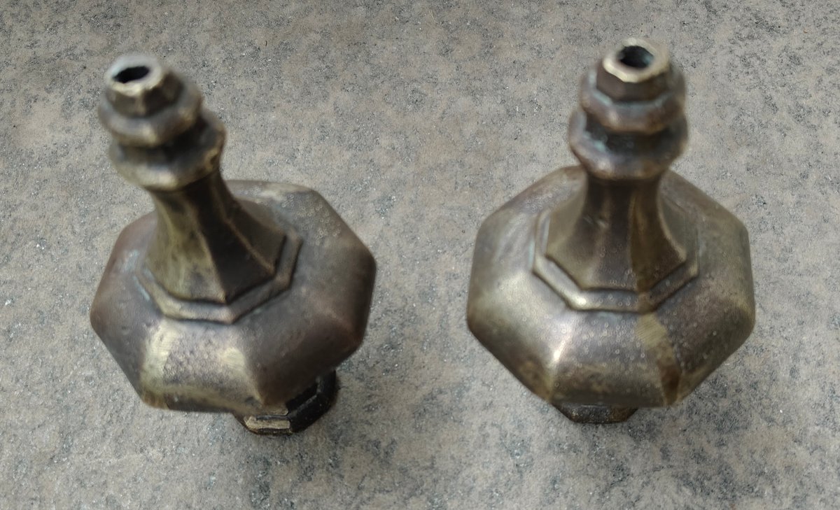 4 éléments En Bronze XVIIIe Siècle-photo-6