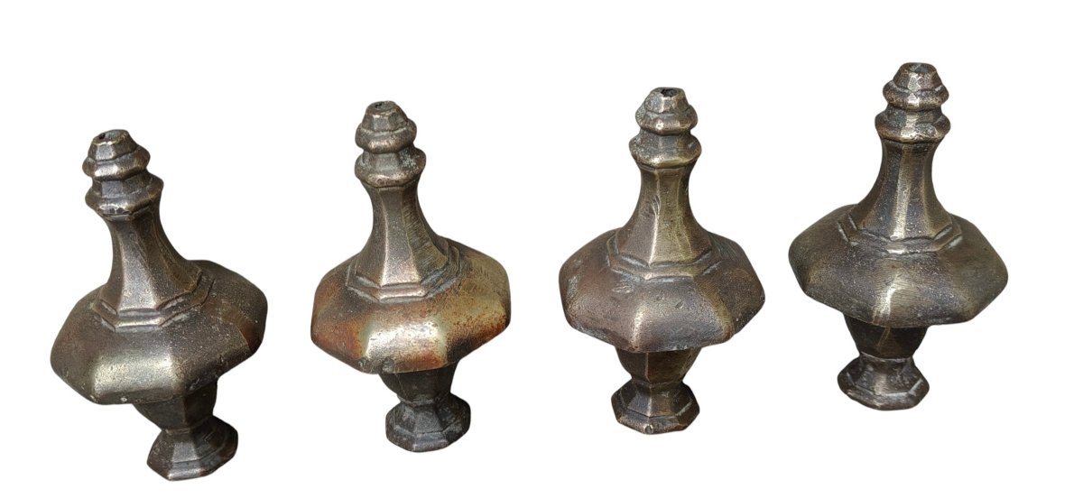 4 éléments En Bronze XVIIIe Siècle