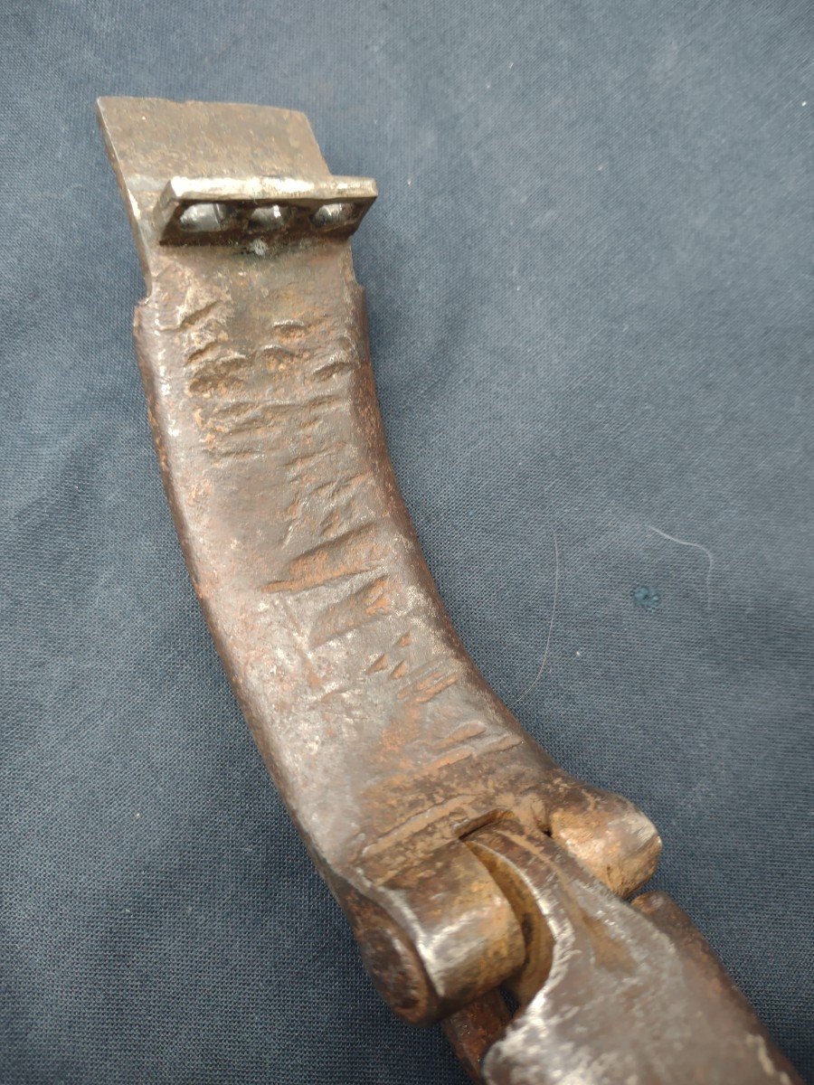 Menottes De Cheville Fonctionnant Avec Clé XVIIe Siècle-photo-2