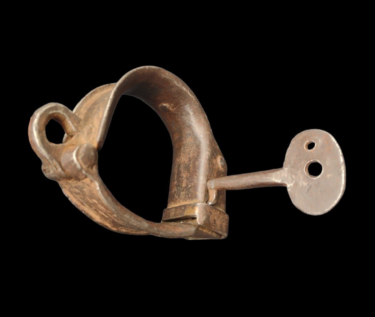 Menottes De Cheville Fonctionnant Avec Clé XVIIe Siècle