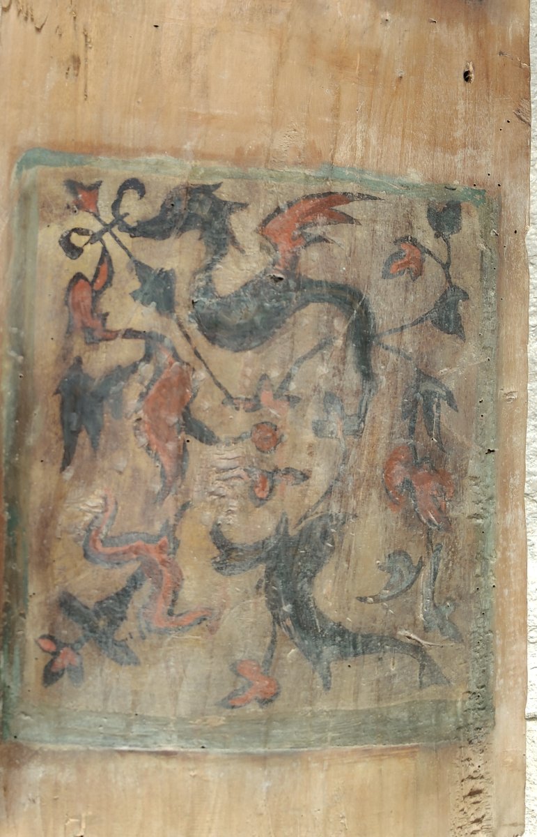15th-century Painted Ceiling Panel From Cremona-photo-2