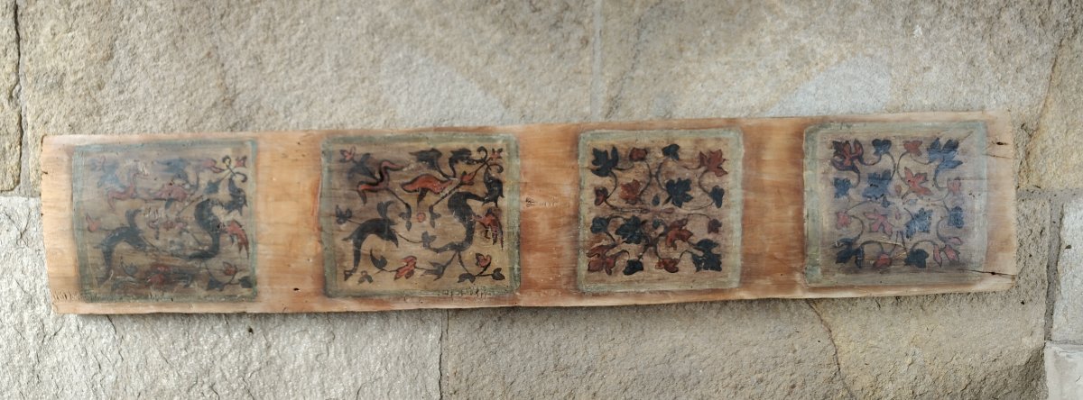 15th-century Painted Ceiling Panel From Cremona-photo-3