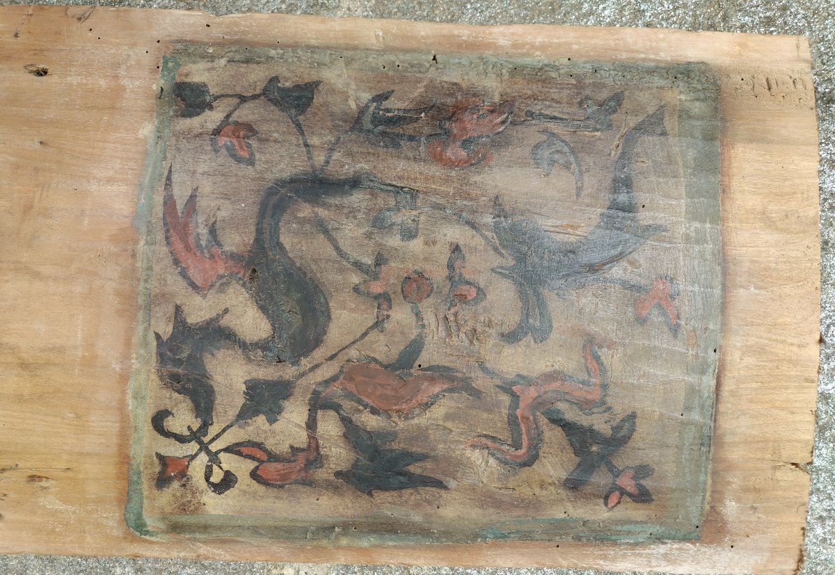 15th-century Painted Ceiling Panel From Cremona-photo-6