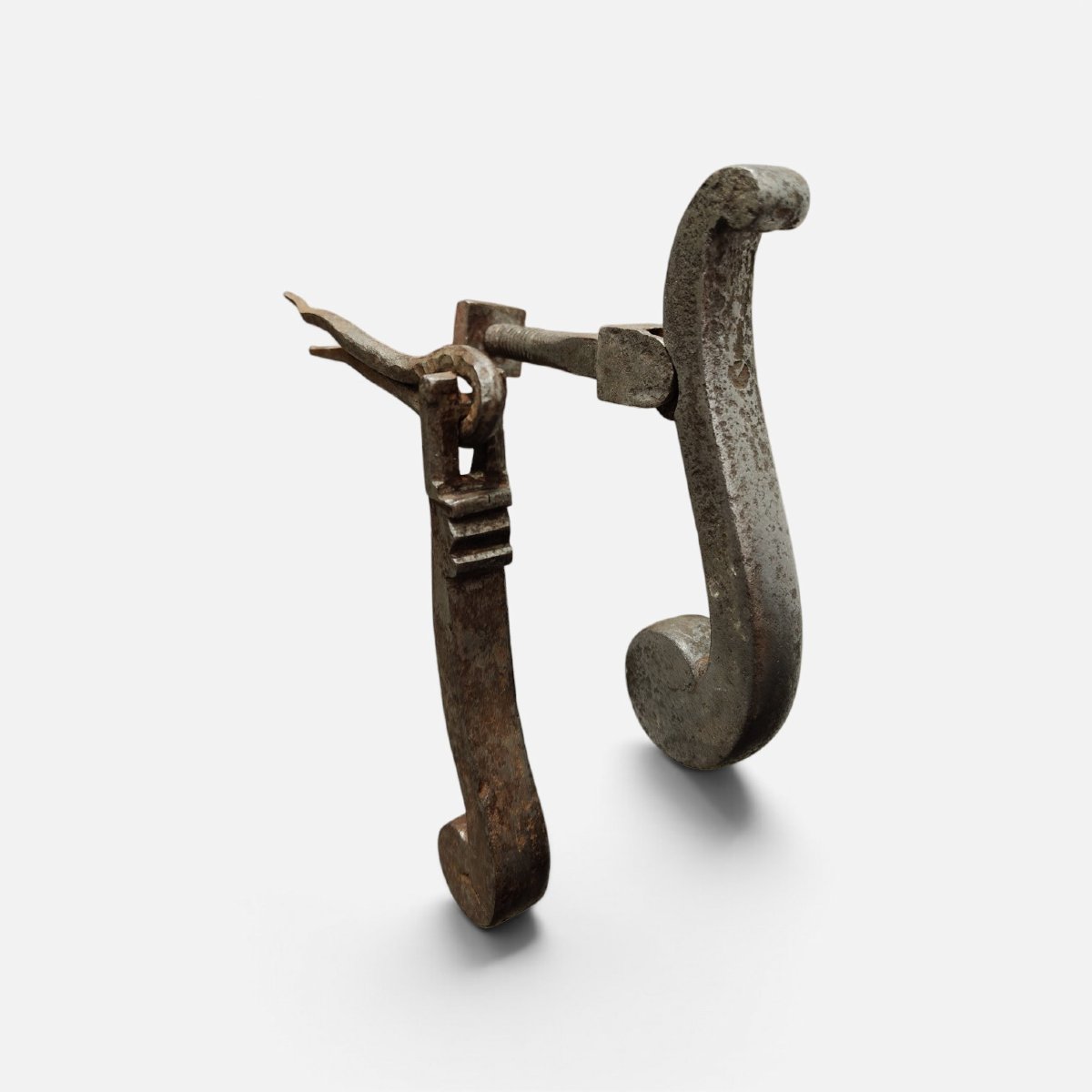 Wrought-iron Doorknob And Small Doorstop From The Same Manufacturer-photo-2