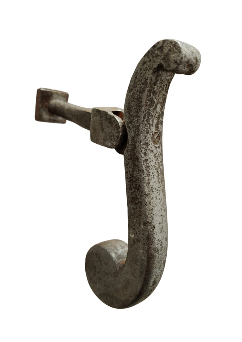 Wrought-iron Doorknob And Small Doorstop From The Same Manufacturer-photo-3