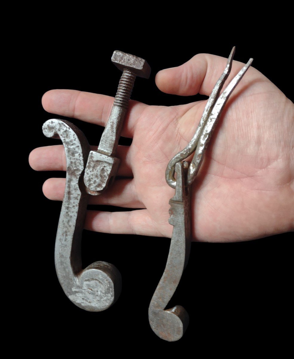 Wrought-iron Doorknob And Small Doorstop From The Same Manufacturer-photo-1