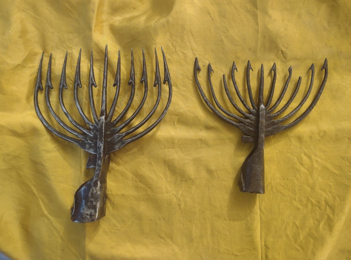 2 Eel Spears, Italy, 18th Century