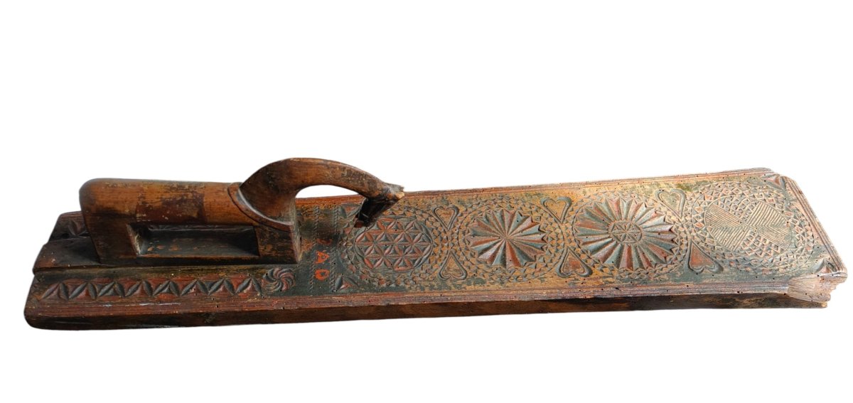 Zoomorphic Calendering Table, 19th Century-photo-3