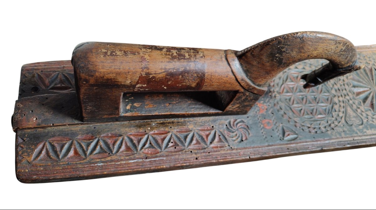 Zoomorphic Calendering Table, 19th Century-photo-4