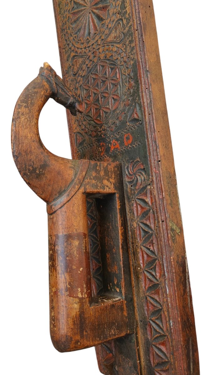 Zoomorphic Calendering Table, 19th Century-photo-6
