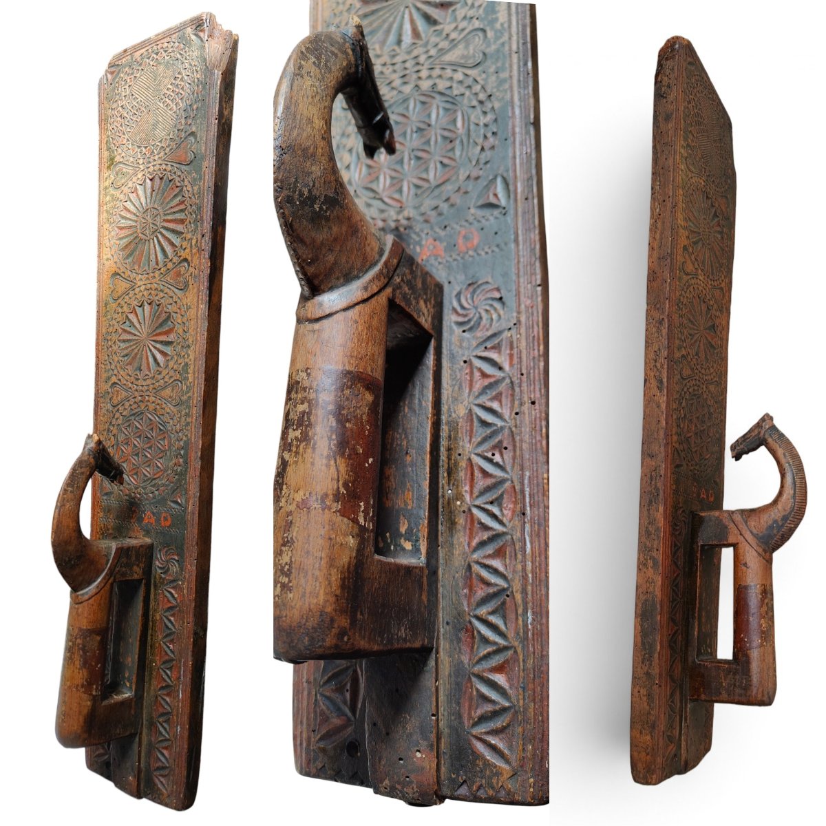 Zoomorphic Calendering Table, 19th Century
