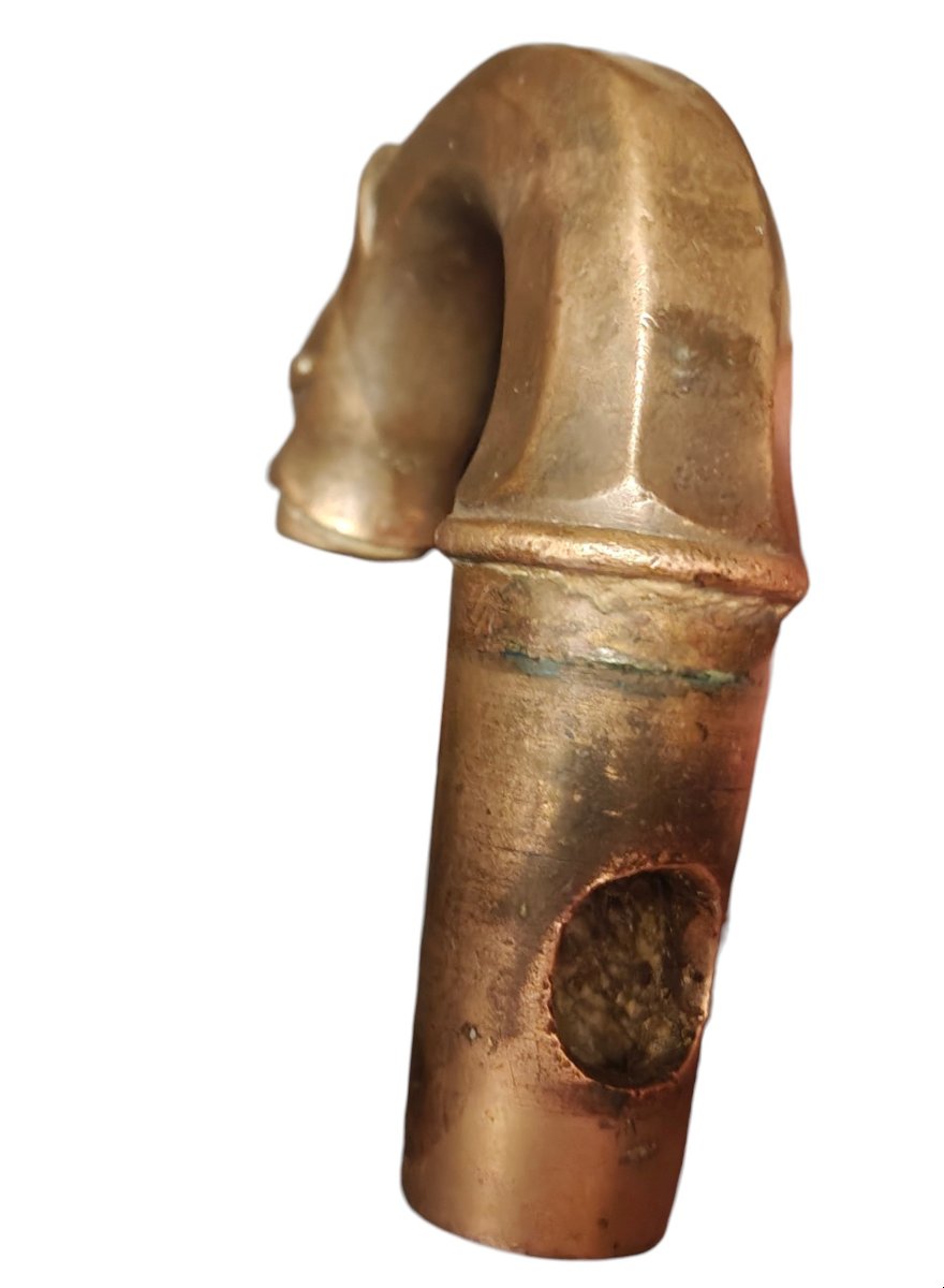 Small Zoomorphic Fountain Spout Or Basin In Bronze, 18th Century-photo-2