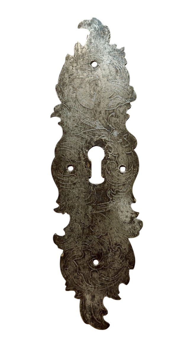 Important Baroque Iron Vent, Entirely Chiseled-photo-7