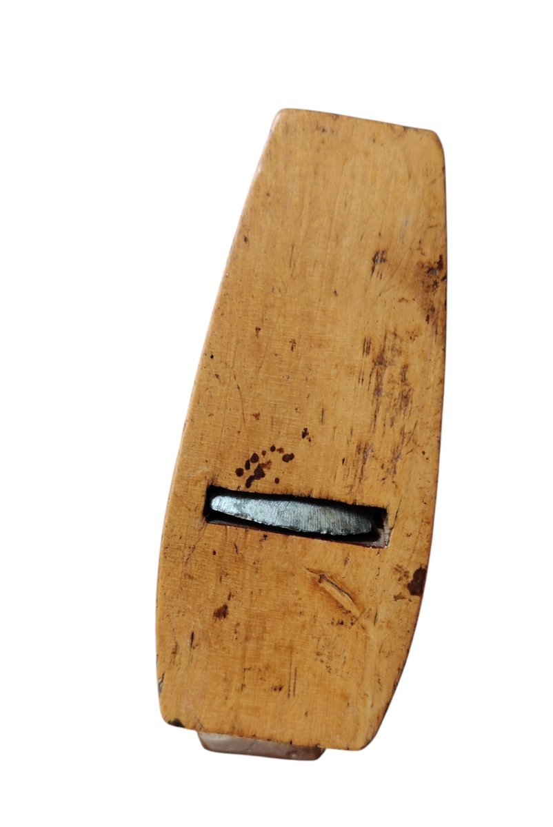 Rare rabot en buis de fabricant de violon  XIXe siècle collection Hénin-photo-3