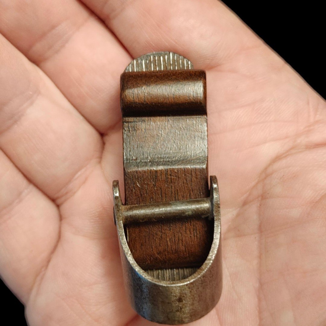 Tiny Steel Luthier's Plane, Hénin Collection, Late 19th Century-photo-4