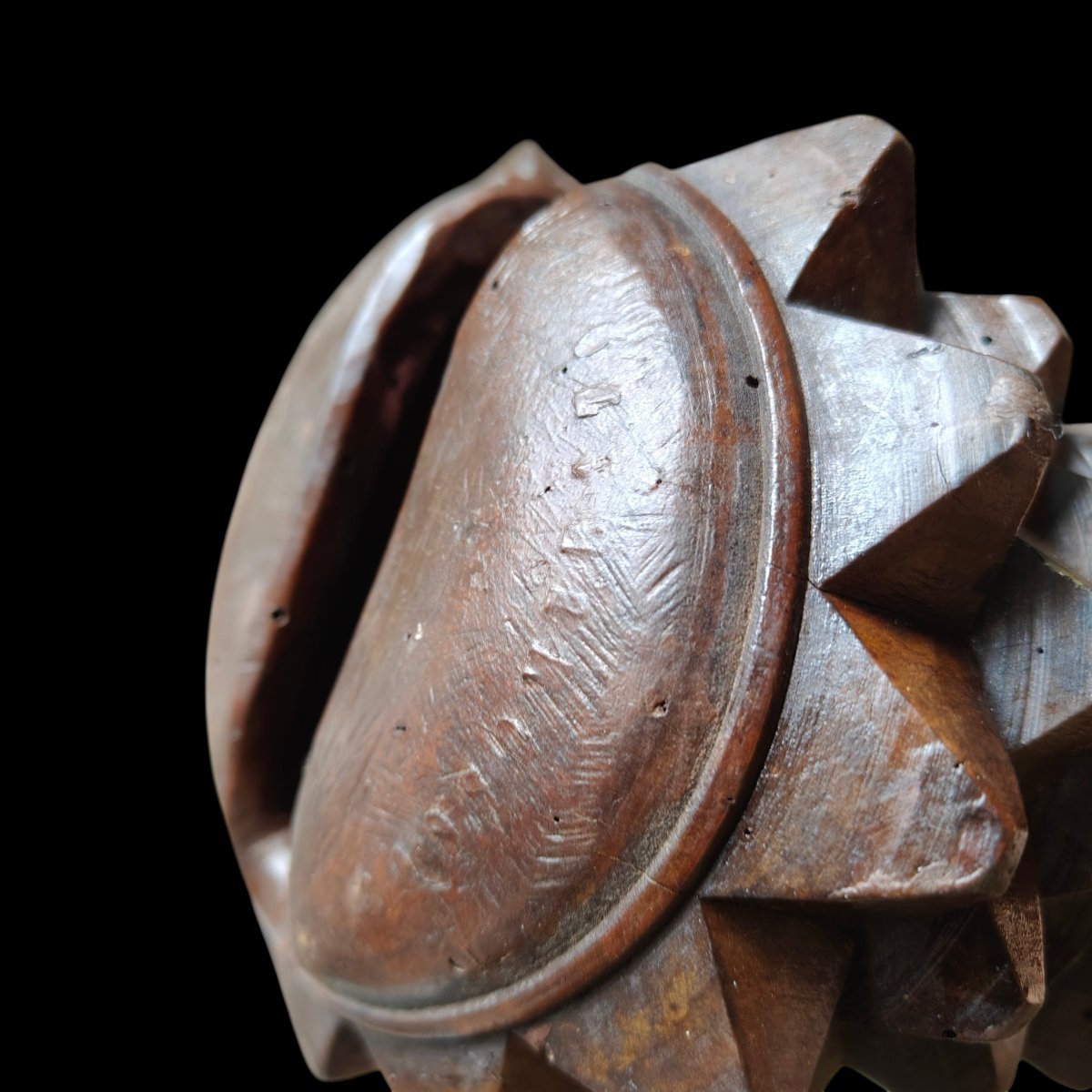 Wooden Bracelet For Ball Games, Late 19th Century-photo-4