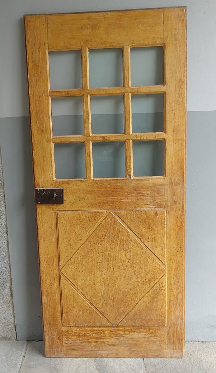 Piedmontese Baroque Door, Lacquered With Blown Glass-photo-7