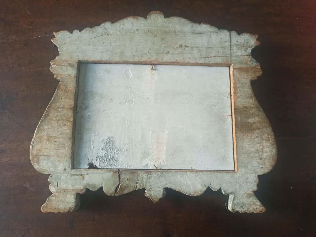 A Beautiful Pair Of Piedmontese Baroque Cartagloria Made Of Wood Covered With Silver-plated Copper-photo-4