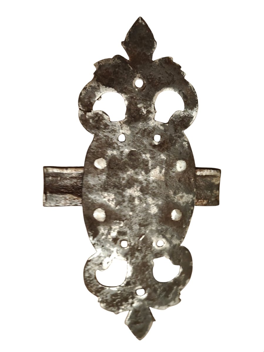 18th-century Wrought-iron, Openwork Padlock-photo-4
