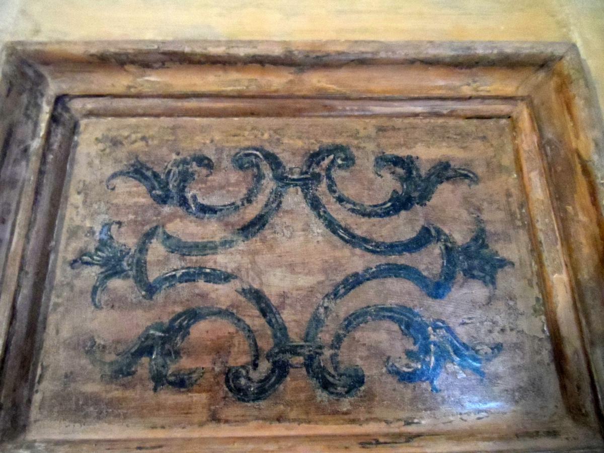 Porte Italienne Peinte Première Partie Du XVIII Siécle-photo-2