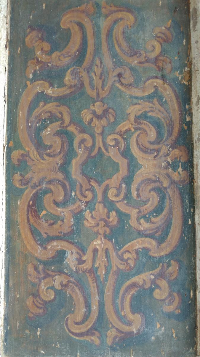 3 Double Painted Doors  Eighteenth Century-photo-5