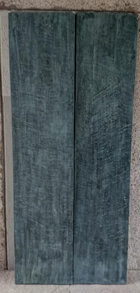 Porte Avec Son Cadre Ou Placard Peint à Tempera, Italie XVIIe Siècle-photo-5