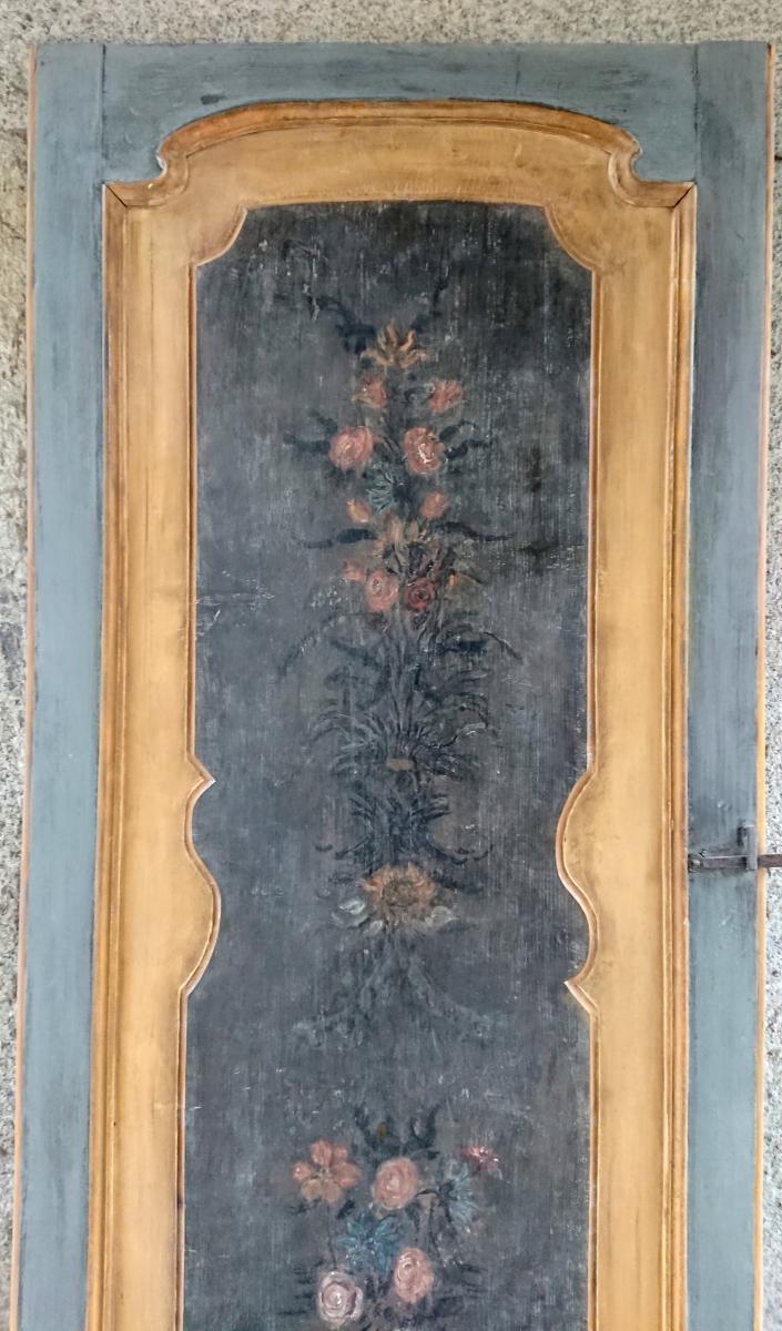 18th Century Italian Painted Door-photo-2