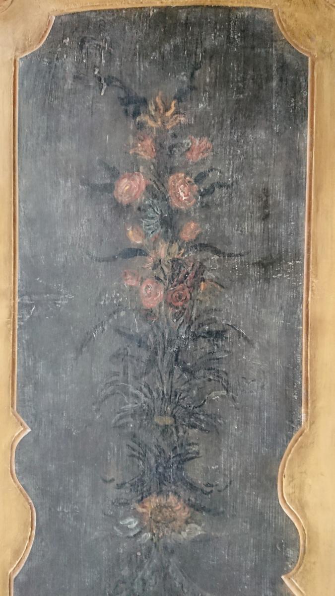 18th Century Italian Painted Door-photo-4