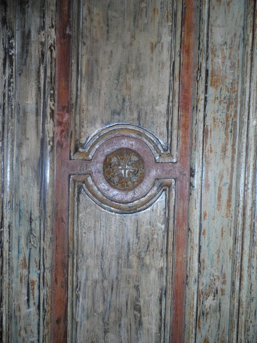 Pair Of Doors In Painted Chestnut-photo-2