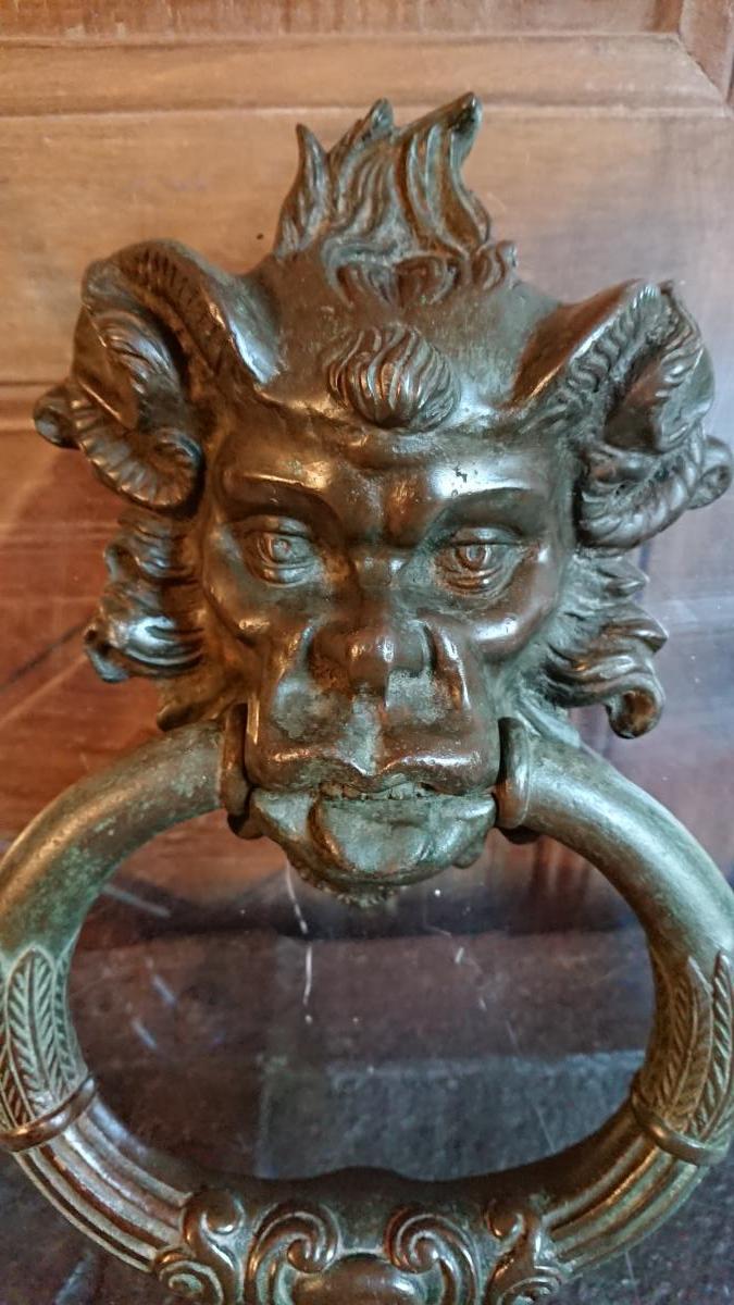 Pair Of Large Knockers Zoomorphes Eighteenth Century-photo-3