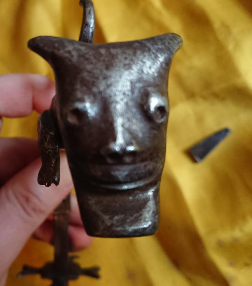 Very Rare Gothic Devil Knocker-photo-4