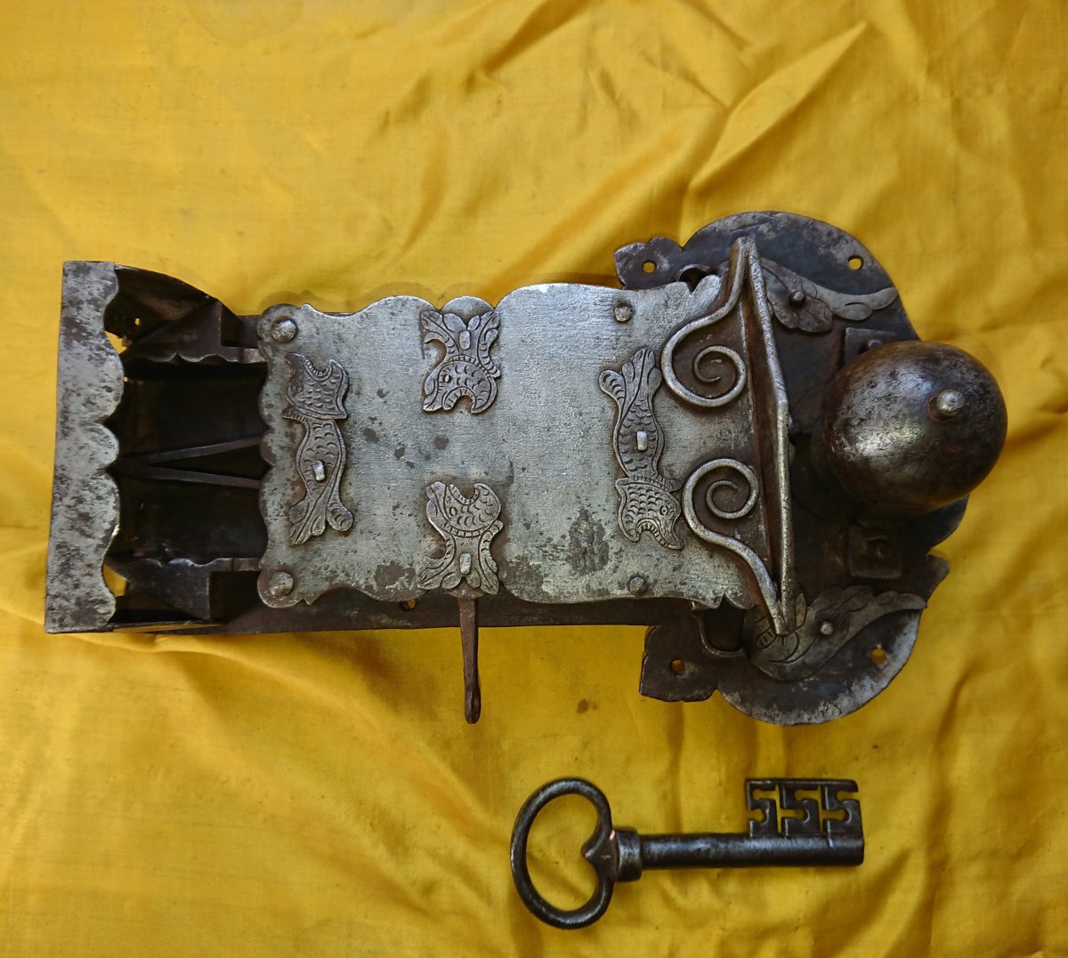 Important Swiss Lock Lock XVIth Century-photo-2