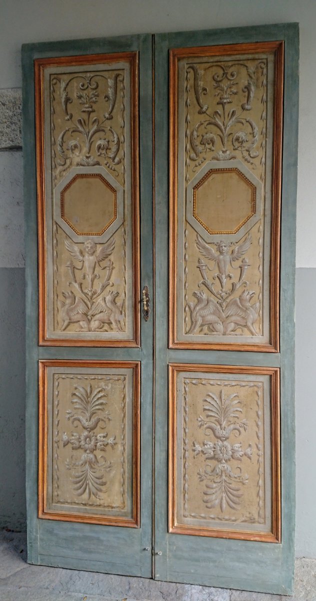 Importante Porte Italienne  Louis XVI-photo-2