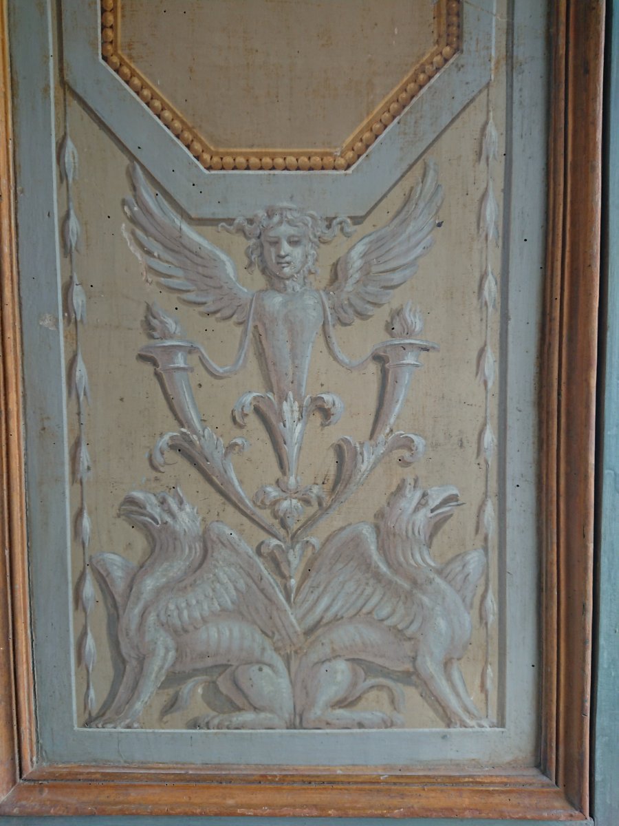 Importante Porte Italienne  Louis XVI-photo-3