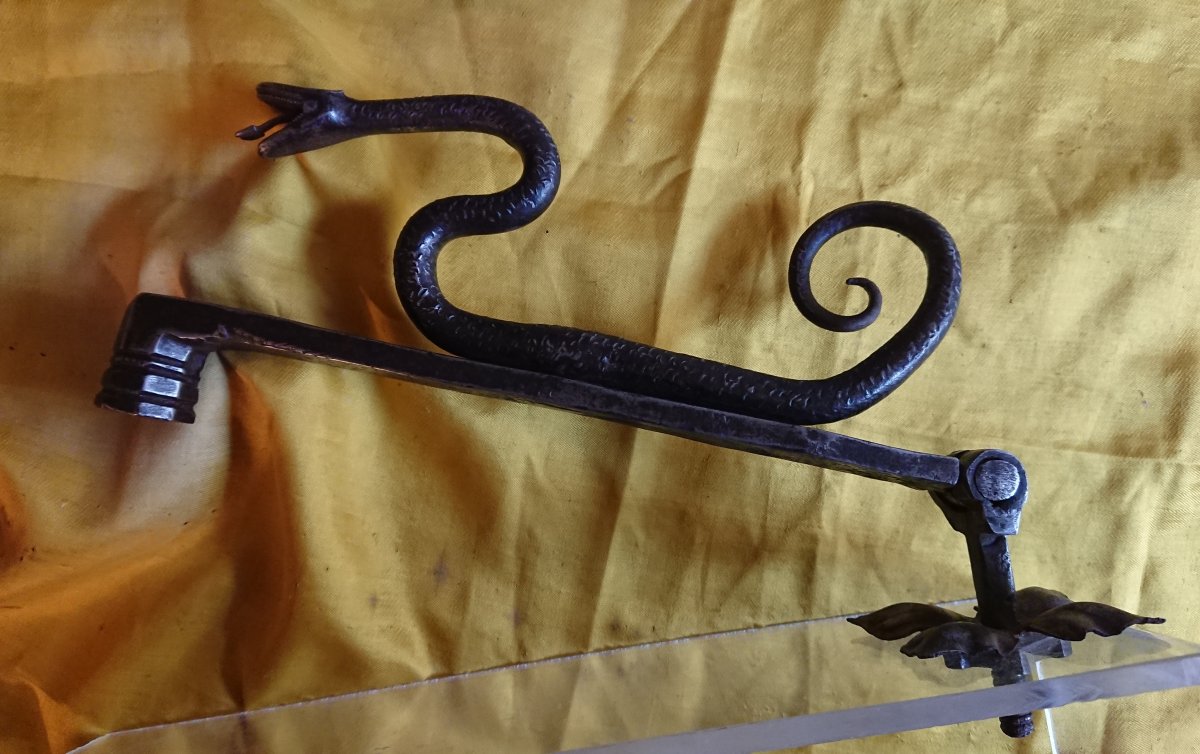 17th Century Zoomorfe Door Knocker-photo-4