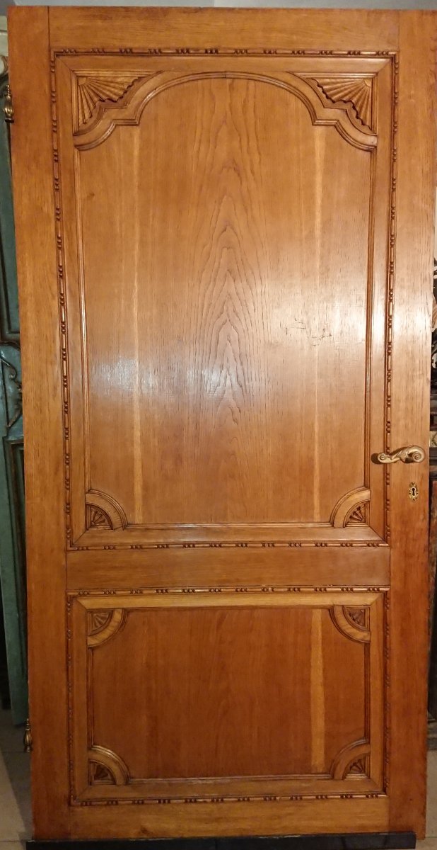 Porte Italienne Peinte Louis XV-photo-4