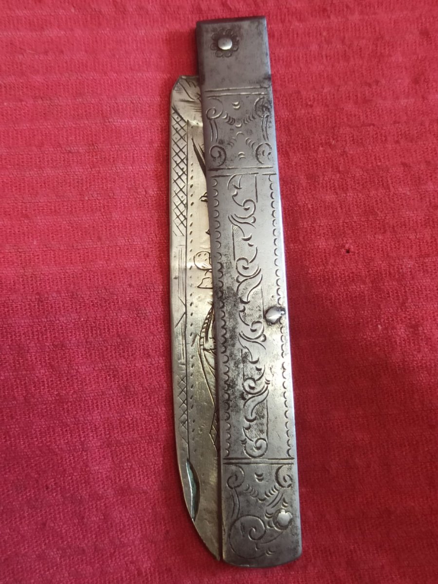 Set De Couteau Et Forchette En Fer Et Argent-photo-4