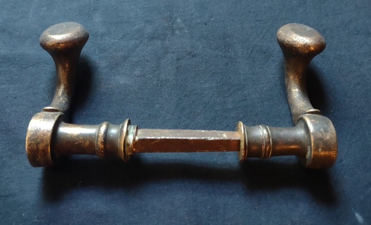 18th Century Bronze Door Handle-photo-4