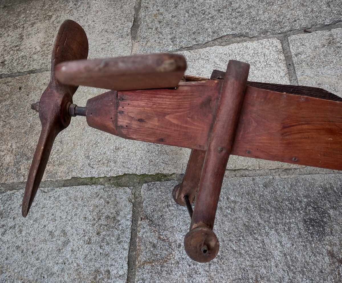 Wood And Iron Toy Plane-photo-1