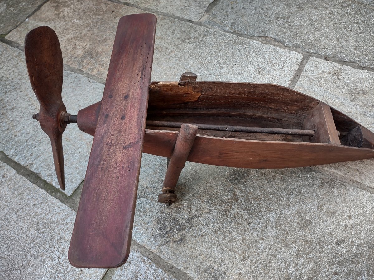 Wood And Iron Toy Plane