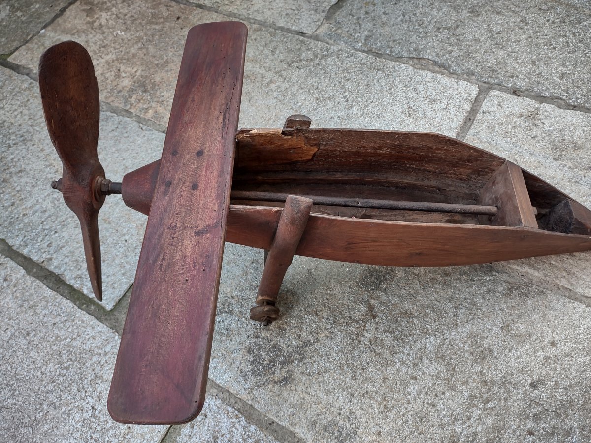 Wood And Iron Toy Plane