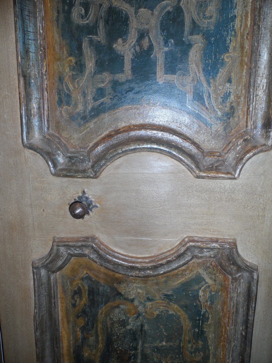 Neapolitan Door With Its 17th Century Frame-photo-4