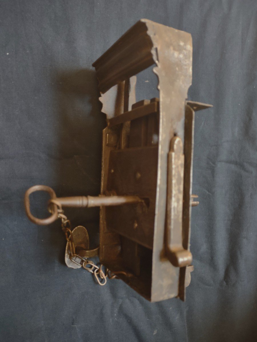 Serrure De Porte  XVIIe Siècle -photo-5