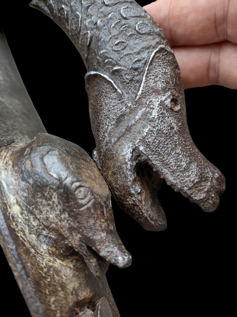 Zoomorphic Door Knocker Haute Epoque-photo-2